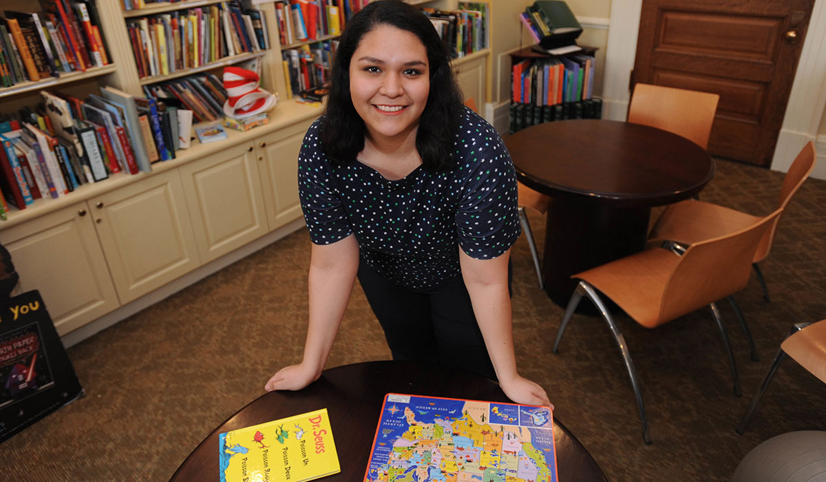 Student in Library of Congress